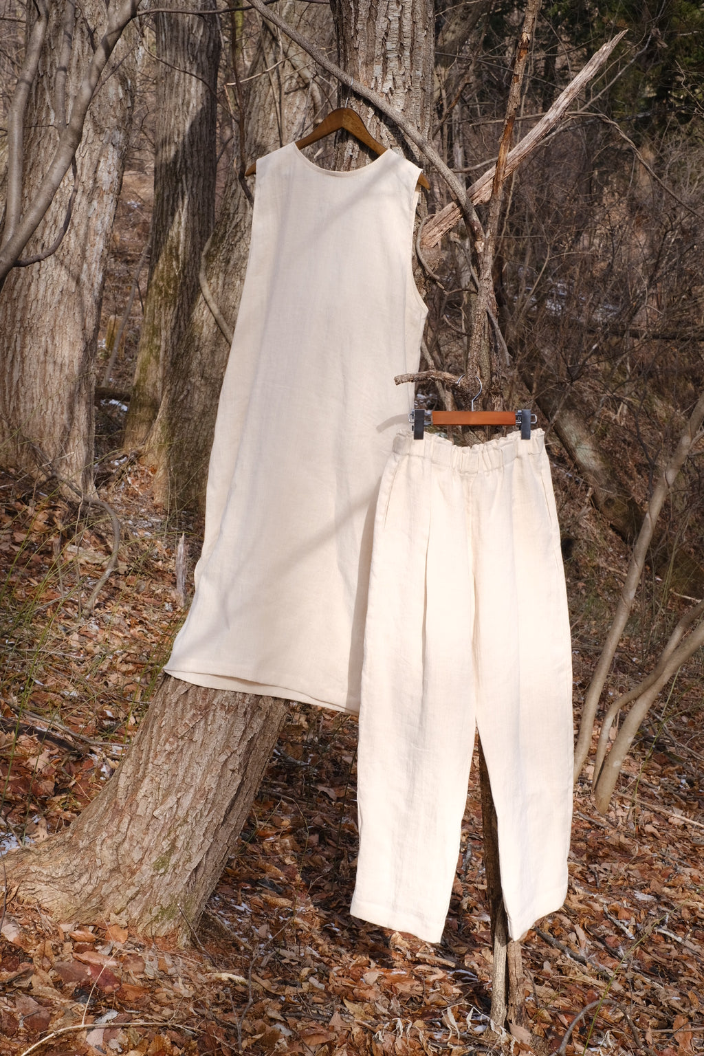 Natural Hemp Dress / Made in Japan