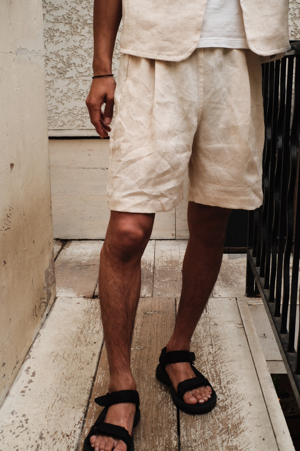 Hemp 100% Bermuda pants
