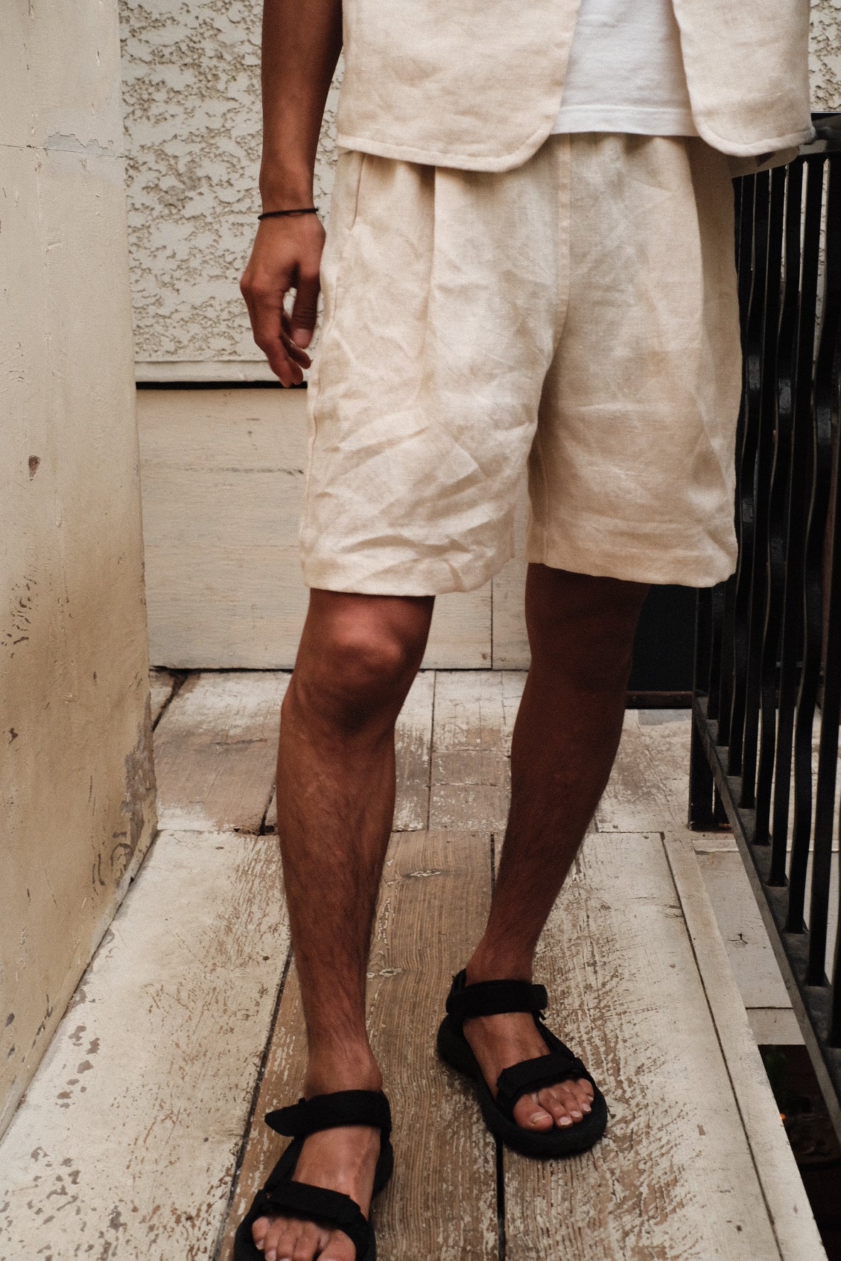 Hemp 100% Bermuda pants