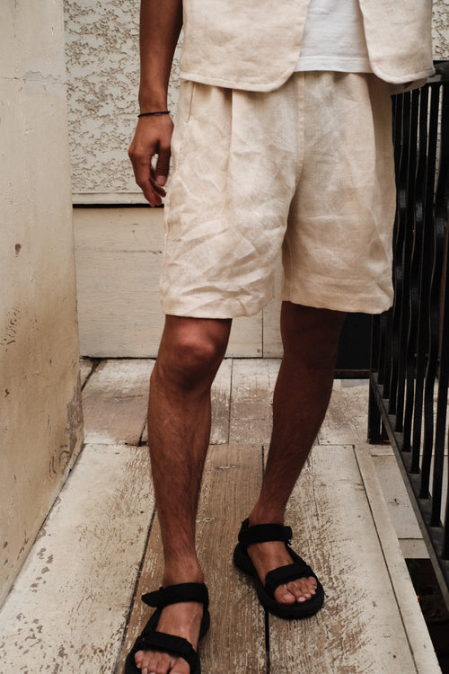 Hemp 100% Bermuda pants