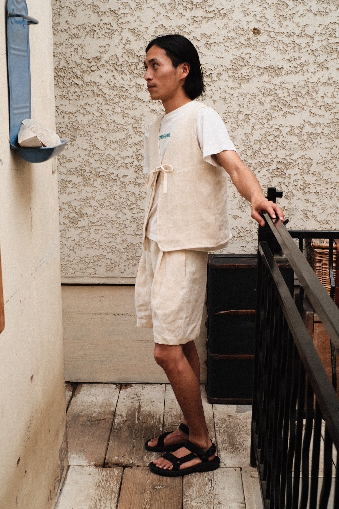 Hemp 100% Bermuda pants