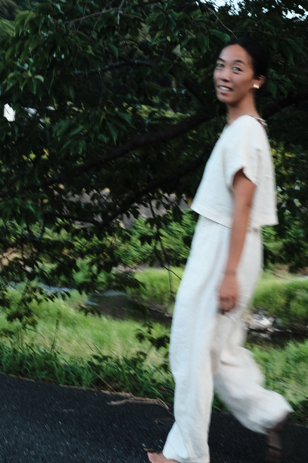 ”RAYA＂SUMMER Brouse  クロップドトップス