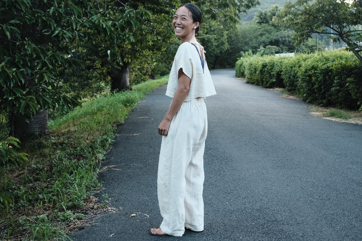 ”RAYA＂SUMMER Brouse  クロップドトップス