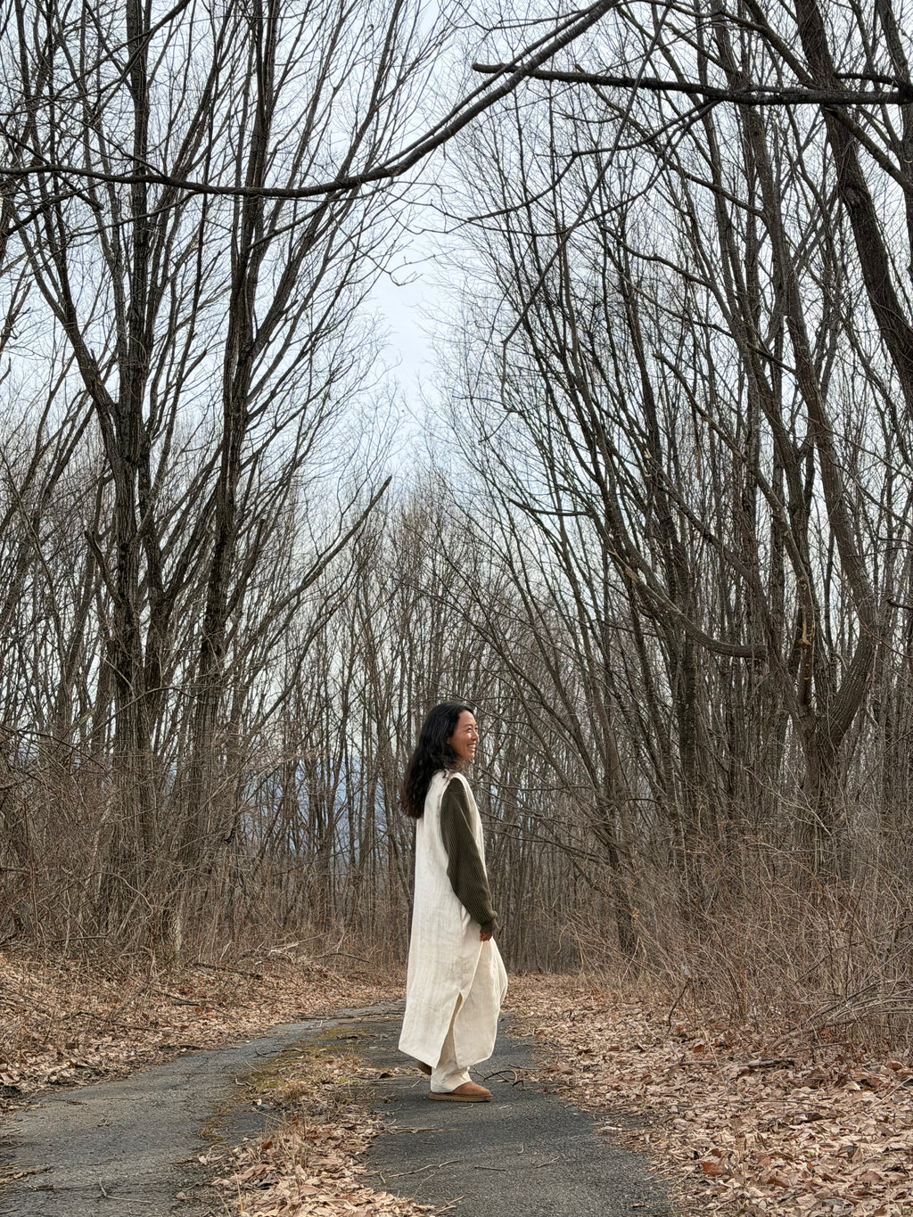 Natural Hemp Tuck Pants  / Made in Japan