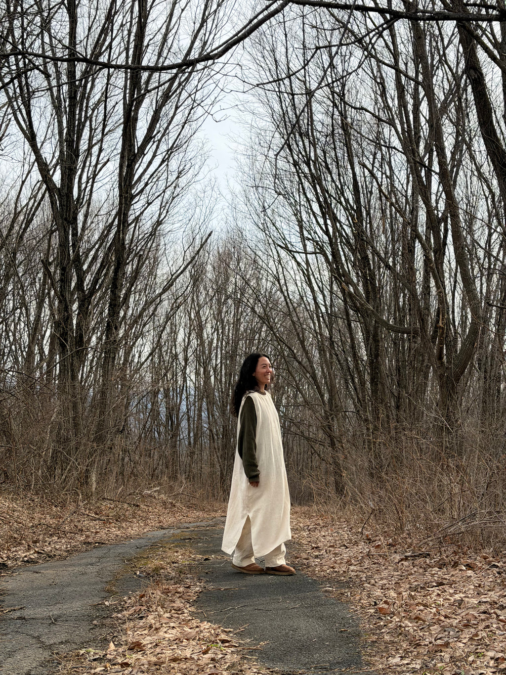 Natural Hemp Dress / Made in Japan